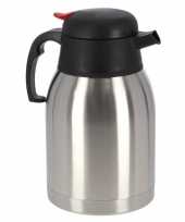 1x koffie thee koffiekan rvs 1 2 liter