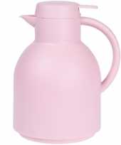 1x roze koffiekannen koffiekannen 1 liter