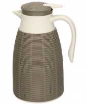 Taupe koffiekan koffiekan 1 liter